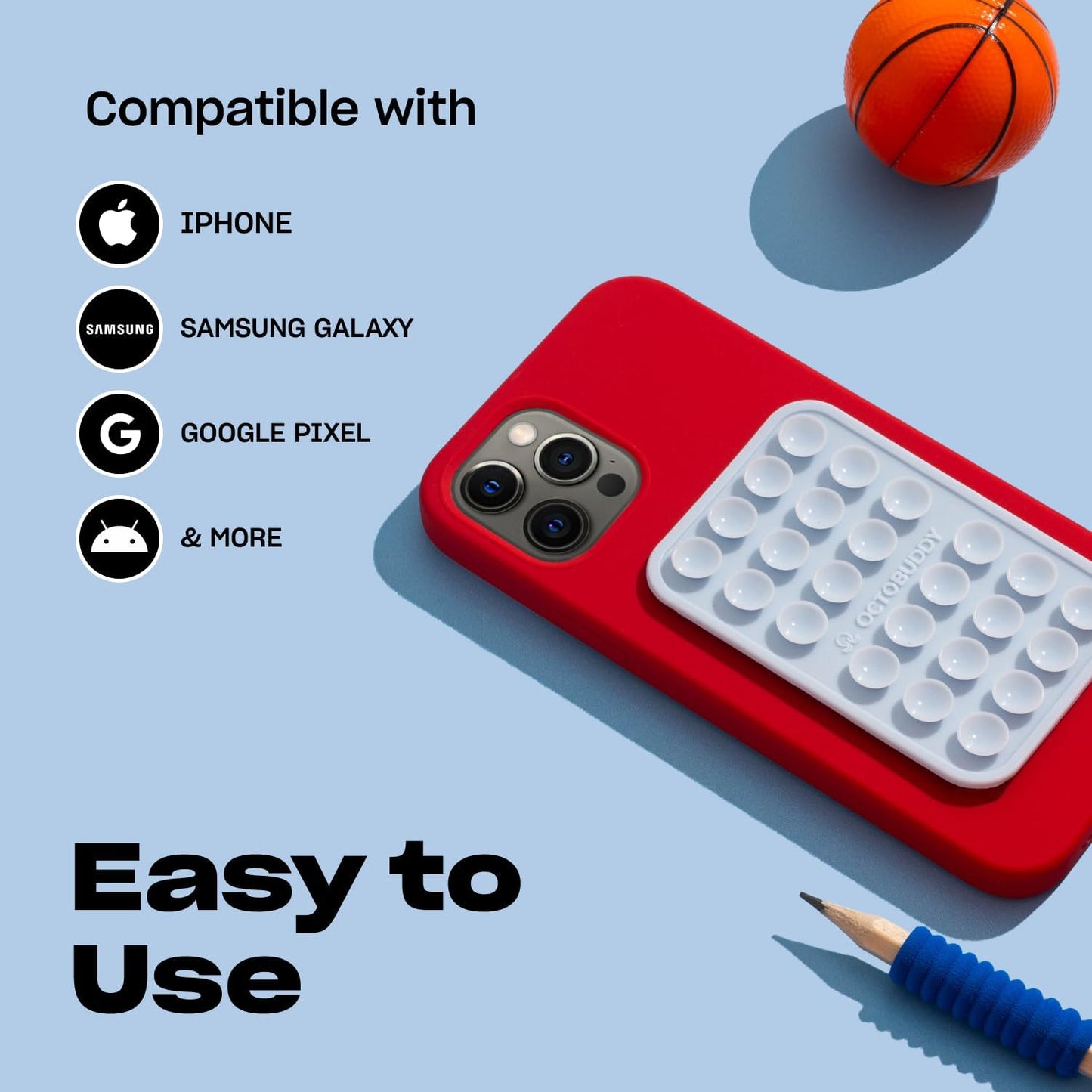 Stick & Shoot! – Hands-Free Selfie & Video Holder for iPhone/Android