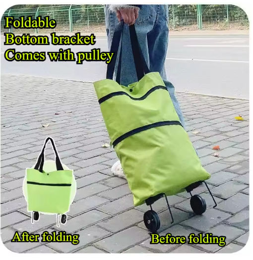 🛍️ Large Capacity Foldable Shopping Trolley Bag