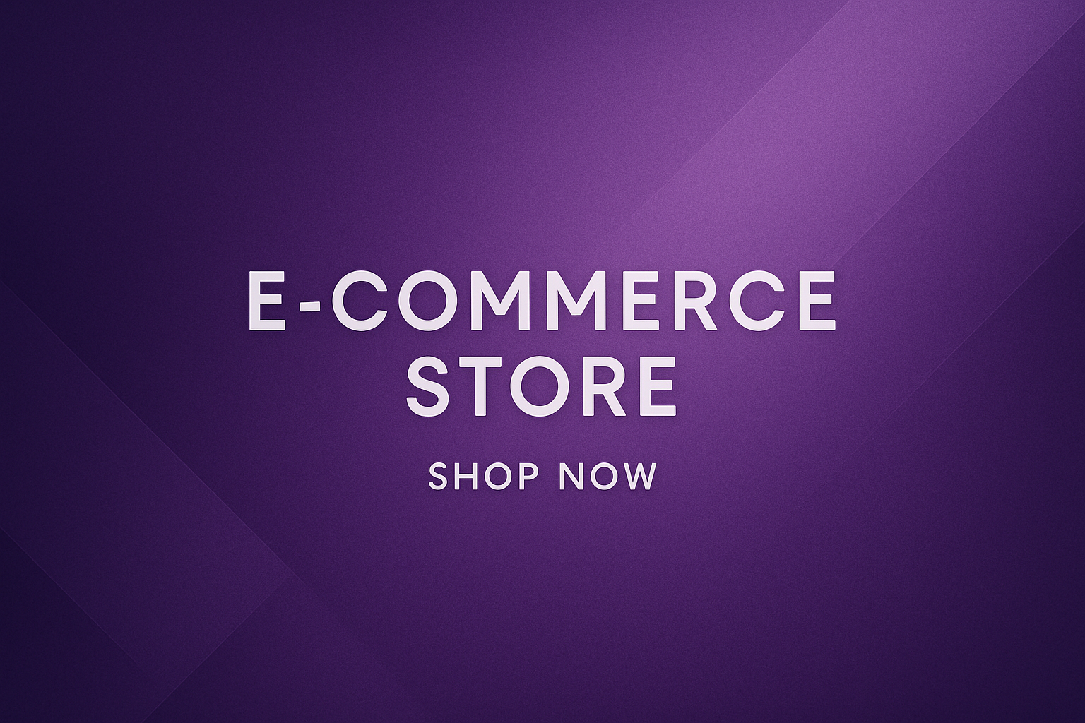 make a banner like puple for store