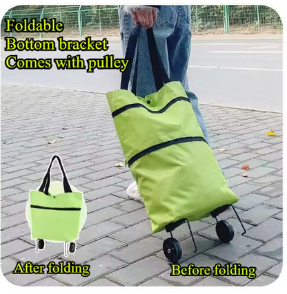 🛍️ Large Capacity Foldable Shopping Trolley Bag