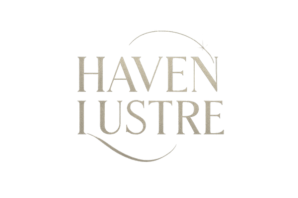 make a creative store logo named as HAVEN LUSTRE